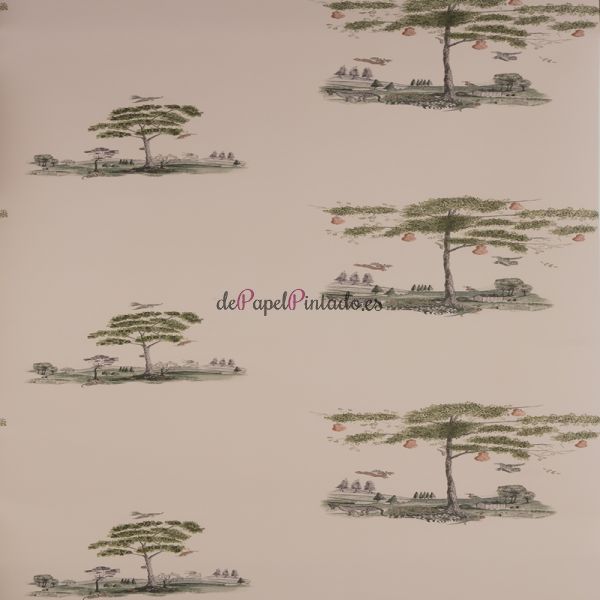 Papel Pintado ANDREW MARTIN THE KIT KEMP WALLPAPER COLLECTION PEAR TREE SETTING PLASTER-1