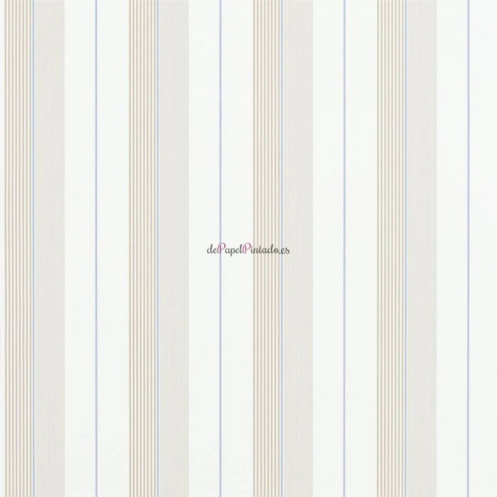 Papel Pintado RALPH LAUREN SIGNATURE STRIPE LIBRARY PRL020/08-2