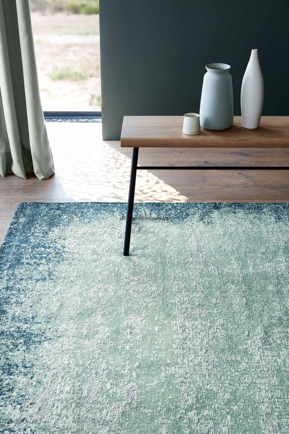 Alfombra VILLA NOVA FLAT WEAVE MARKA TEAL-S-2