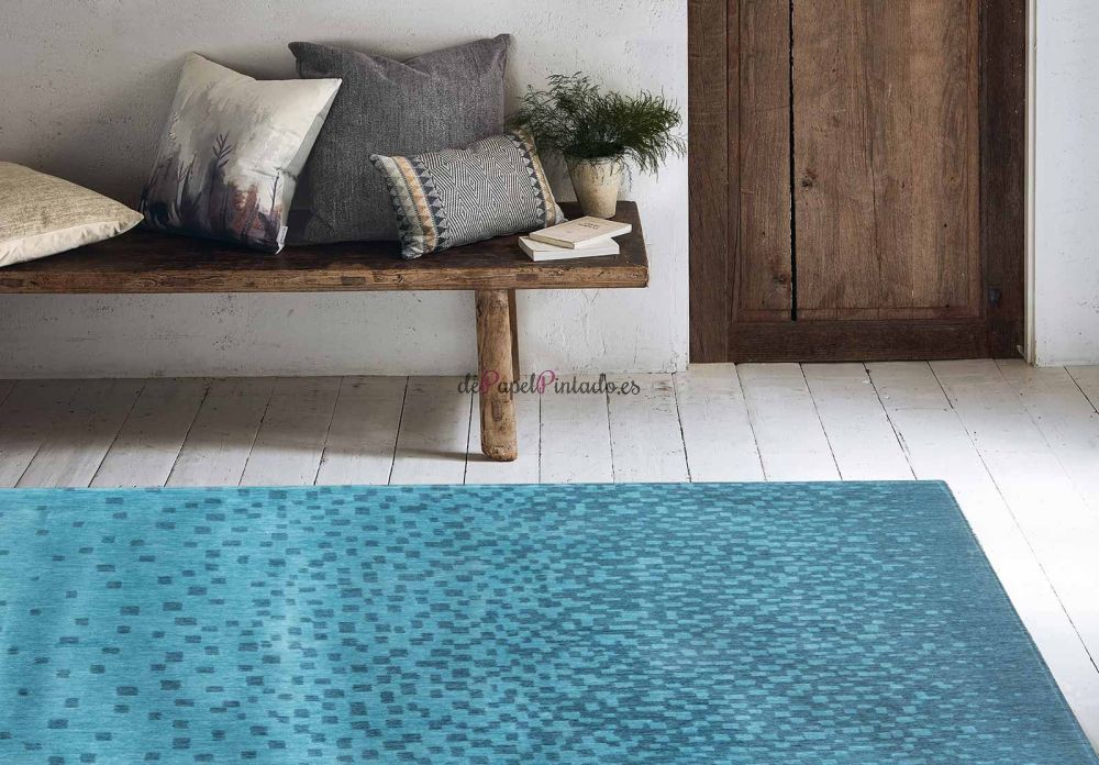 Alfombra VILLA NOVA FLAT WEAVE FREYR TEAL-M-2