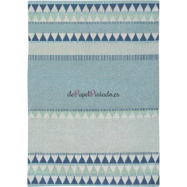 Alfombra VILLA NOVA FLAT WEAVE TOBI TEAL-S-1