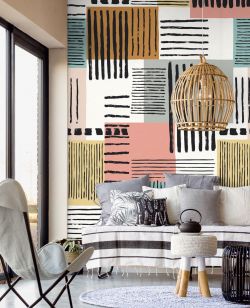 stripes, eijffinger, papel pintado - th