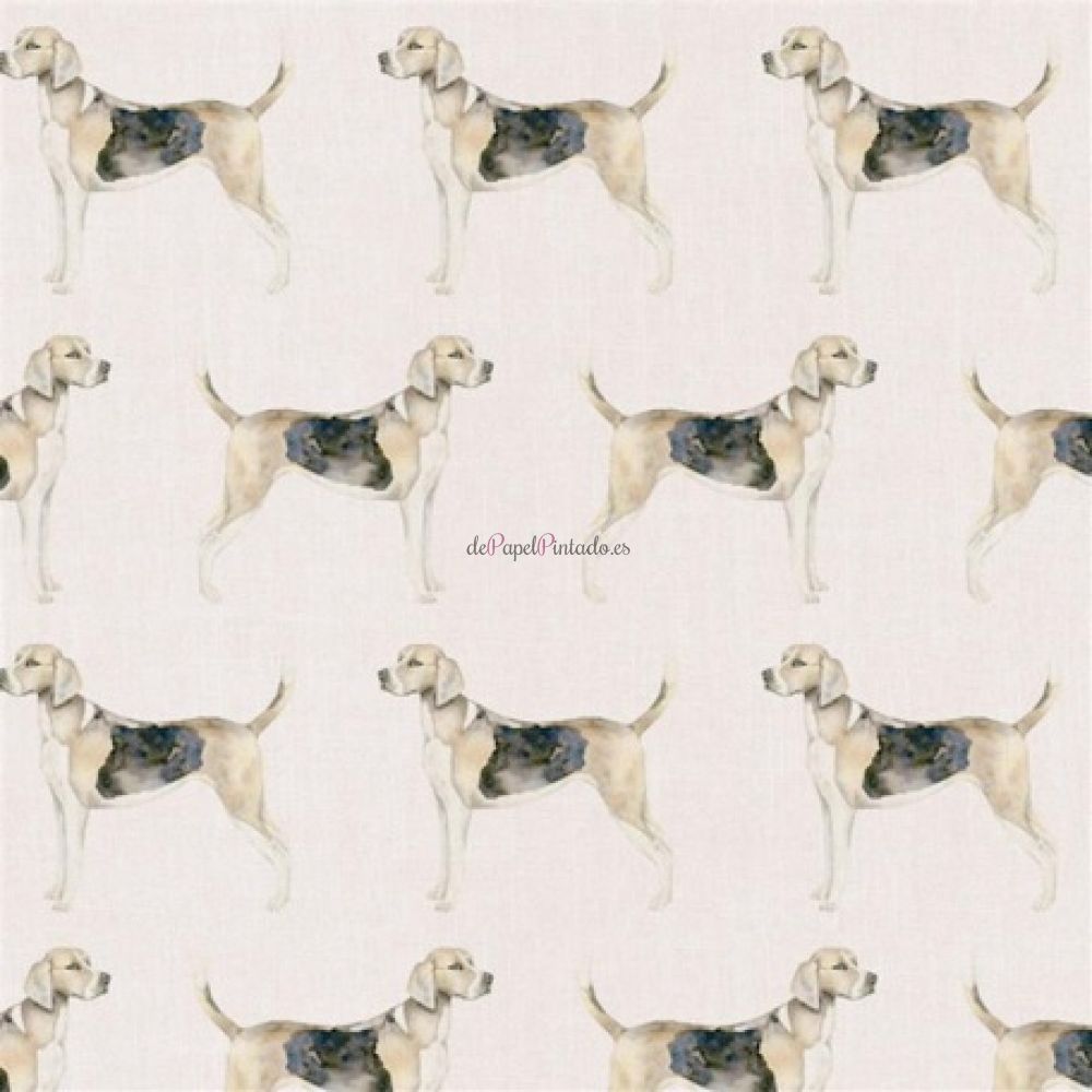 Revestimiento VOYAGE COUNTRY WALL ART HOUND LINEN-2