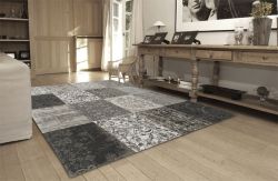 Alfombra De Poortere Deco, referencia BLACK AND WHITE 8101/03 - 2