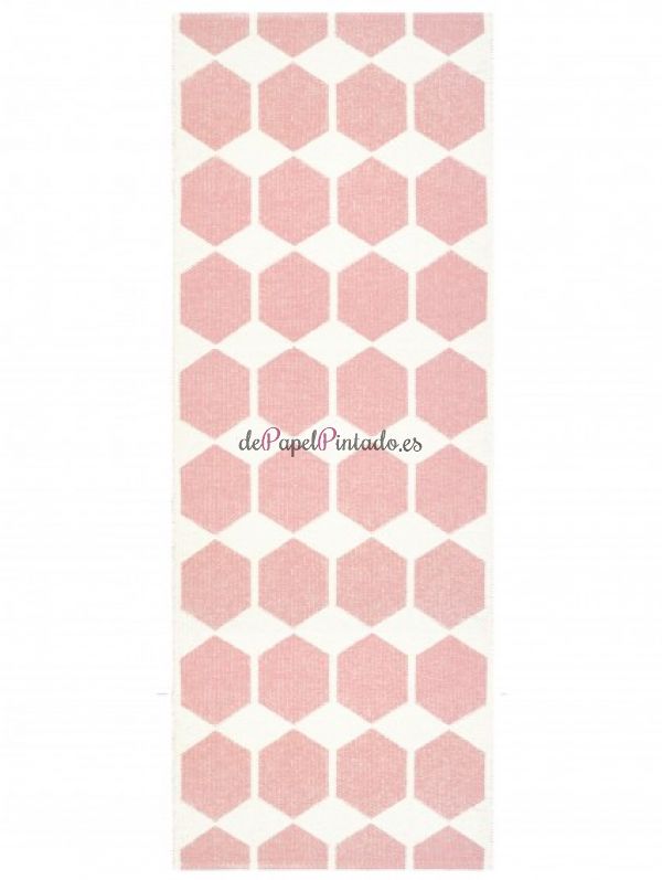 Alfombra BRITA SWEDEN PLASTIC RUGS ANNA PINK 70X100-1