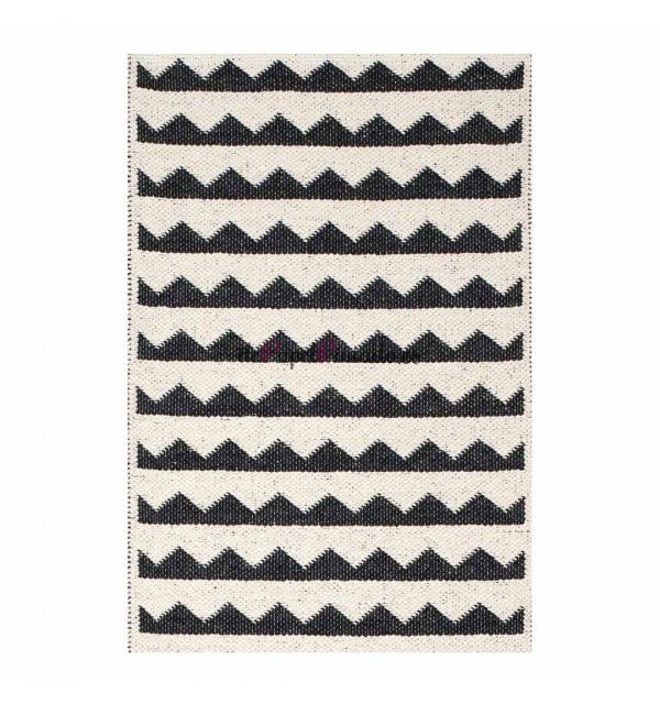 Alfombra BRITA SWEDEN PLASTIC RUGS GITTAN BLACK 70X100-1