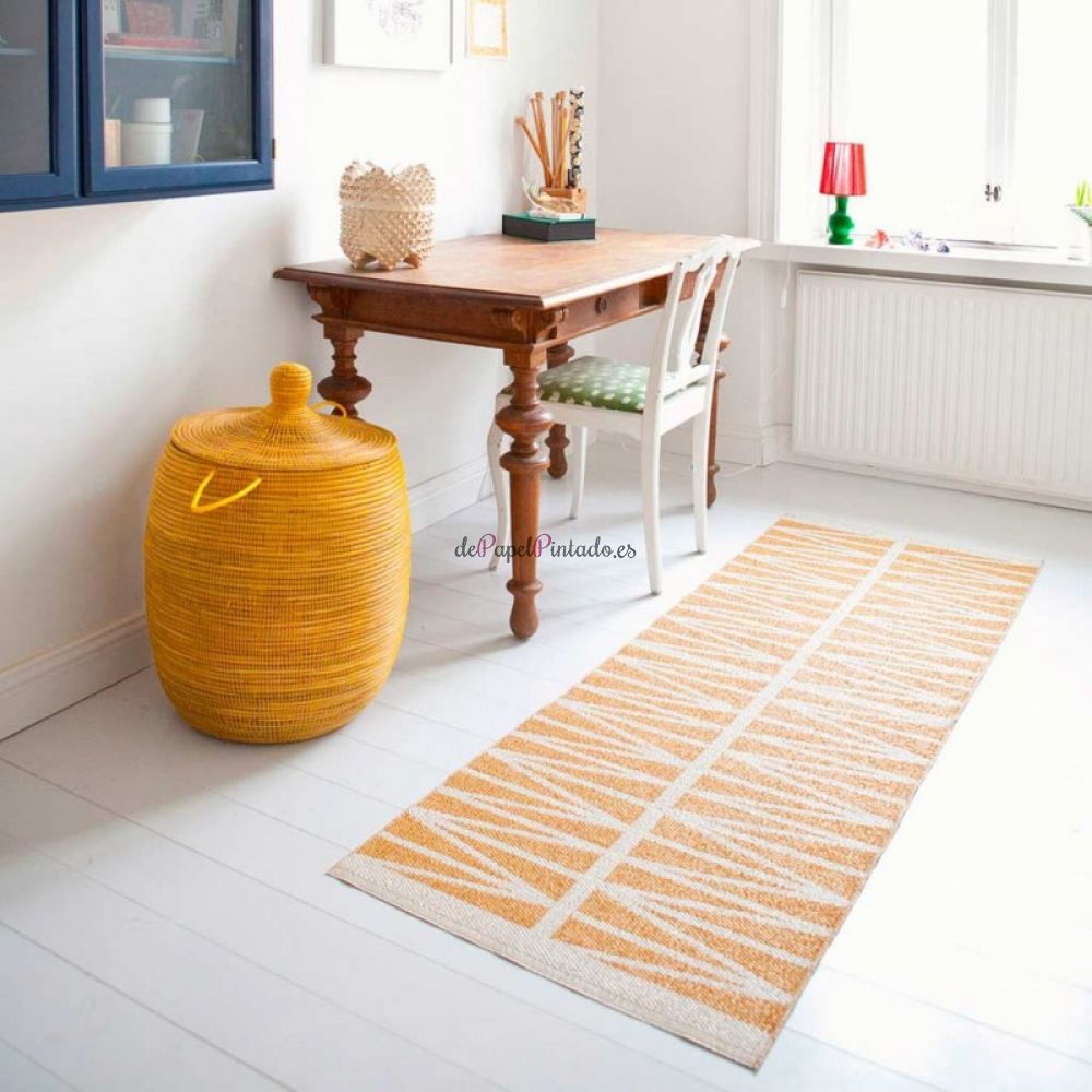 Alfombra BRITA SWEDEN PLASTIC RUGS HELMI YELLOW 70X100-2