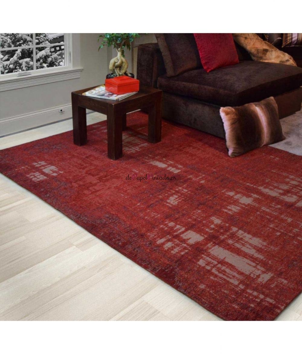 Alfombra MA SALGUEIRO ANTIK CHENILLE RED 100x150-2