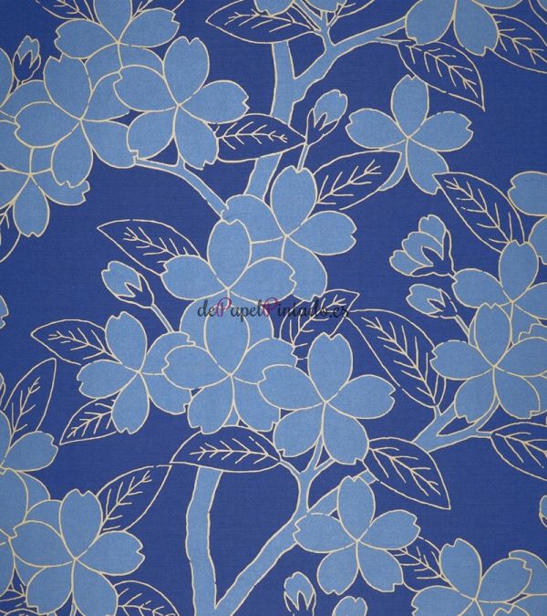 Papel Pintado LITTLE GREENE 20TH CENTURY PAPERS CAMELLIA SMALT-1