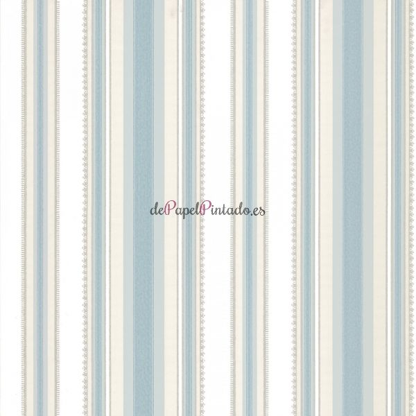 Papel Pintado LITTLE GREENE PAINTED PAPERS COLONIAL STRIPE - CLASSIC BLUE-1