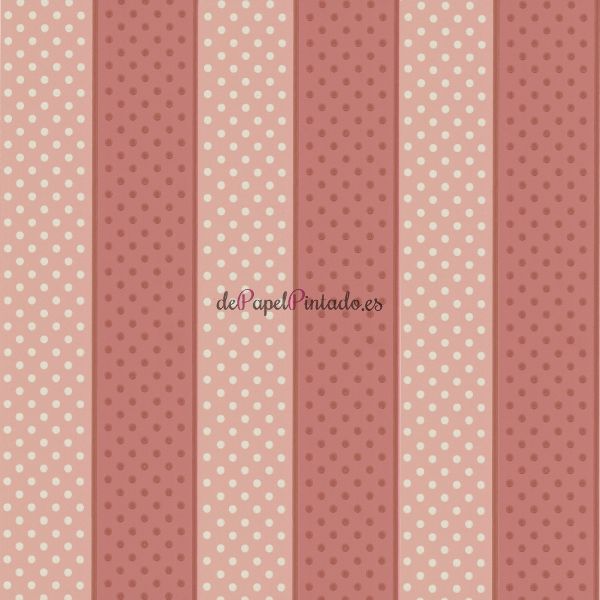 Papel Pintado LITTLE GREENE PAINTED PAPERS PAINT SPOT - STRAWBERRY CREAM-1