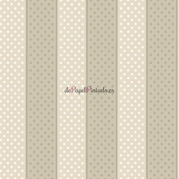 Papel Pintado LITTLE GREENE PAINTED PAPERS PAINT SPOT - VANILLA/TAUPE-1