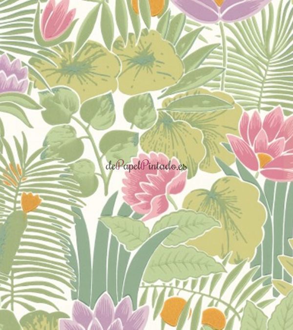 Papel Pintado LITTLE GREENE 20TH CENTURY PAPERS REVERIE JARDIN-1