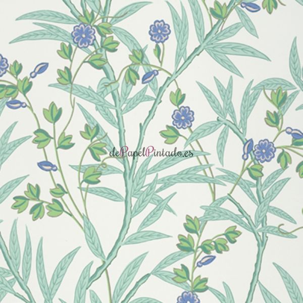 Papel Pintado LITTLE GREENE NATIONAL TRUST PAPERS IV BAMBOO FLORAL - MAMBO-1