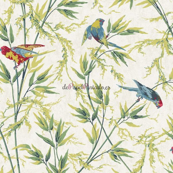 Papel Pintado LITTLE GREENE NATIONAL TRUST PAPERS IV GREAT ORMOND ST - TROPICAL-1