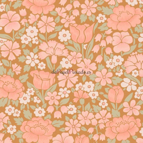 Papel Pintado LITTLE GREENE NATIONAL TRUST PAPERS IV SPRING FLOWERS - BOMBOLONE-1