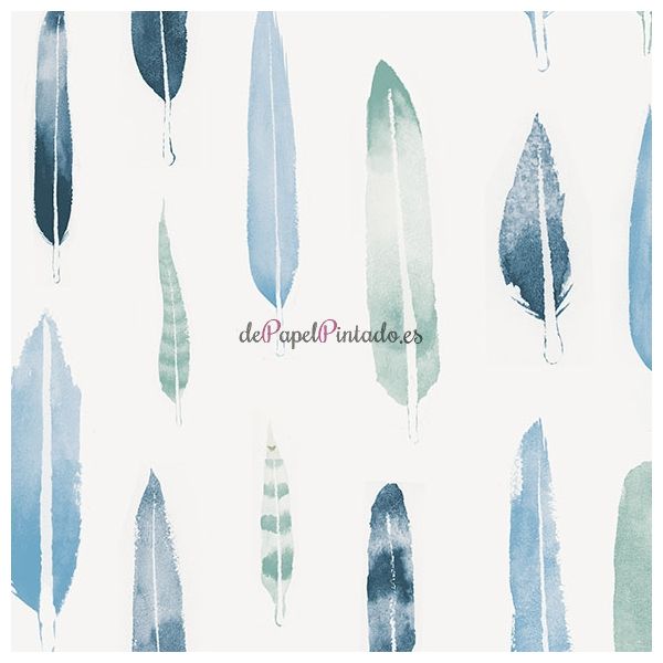 Papel Pintado MINI MODERNS 2 FEATHERS AZDPT024CB-1