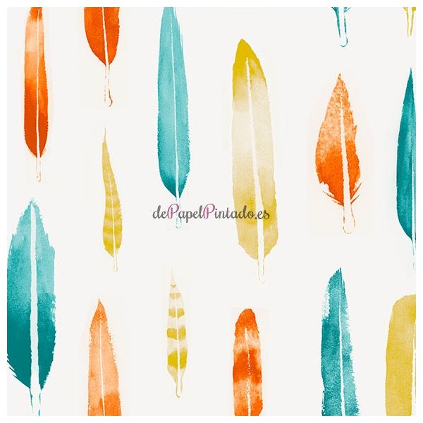 Papel Pintado MINI MODERNS 2 FEATHERS AZDPT024LI-1