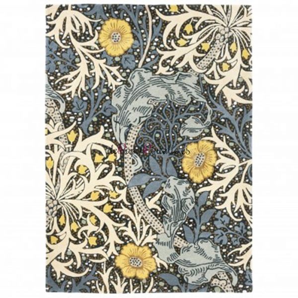 Alfombra MORRIS & CO ALFOMBRAS TEAL 127008 (140X200)-1