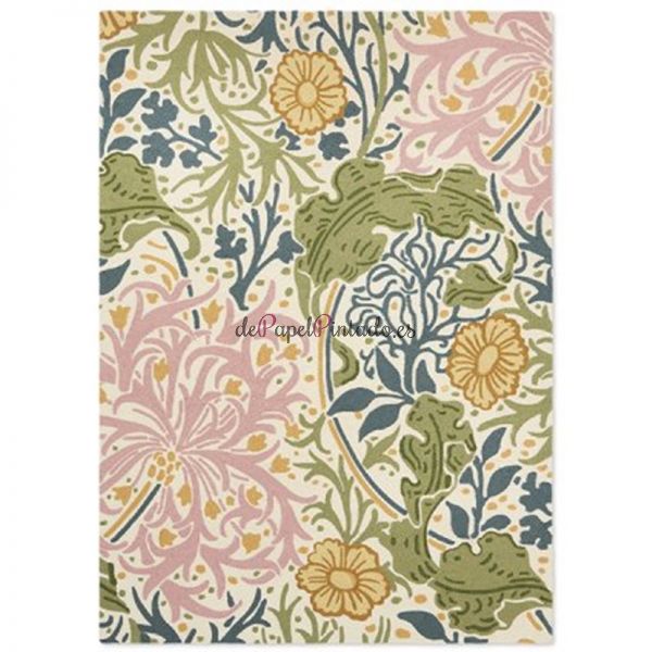 Alfombra MORRIS & CO IN-OUTDOOR SEAWEED CHRYSANTHEMUM (140X200)-1