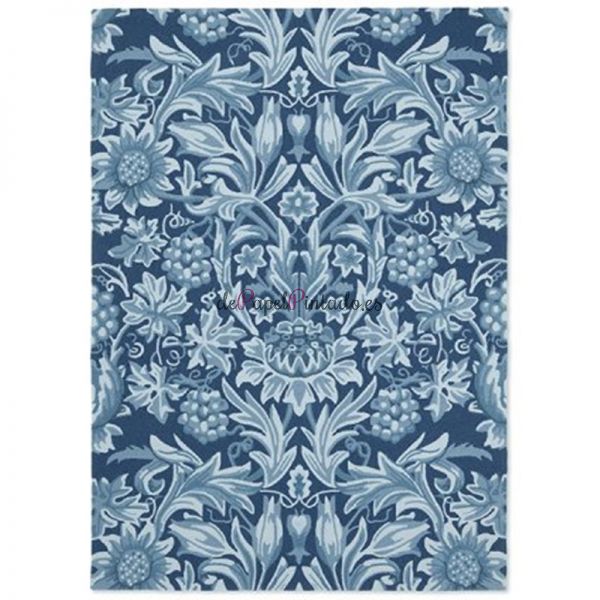 Alfombra MORRIS & CO IN-OUTDOOR SUNFLOWER WEBBS BLUE (200X280)-1