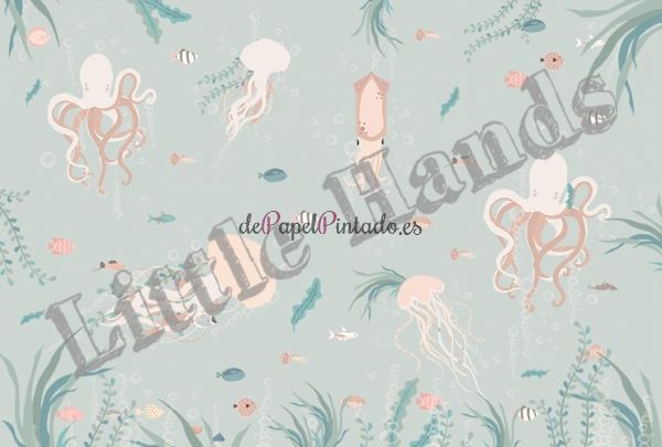 Fotomural LITTLE HANDS ANIMALS Mediterranean Sea-1