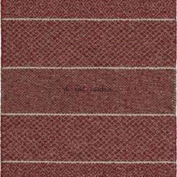 Alfombra HORREDS MATTAN MIX COTTON VINYL ALICE BURGUNDY 70x50-1