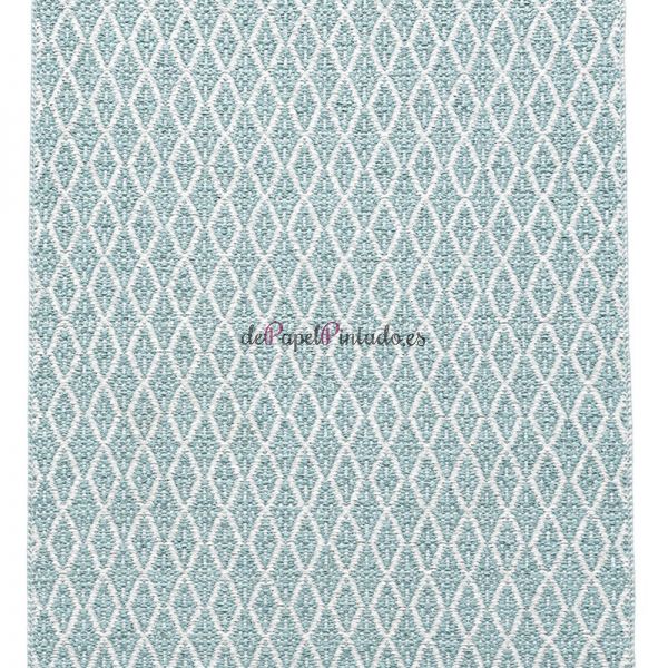 Alfombra HORREDS MATTAN VINYL EYE TURQUOISE 70x50-1