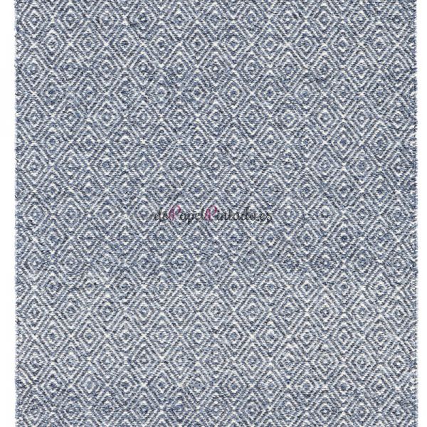 Alfombra HORREDS MATTAN MIX COTTON VINYL GOOSE BLUE 70x50-1