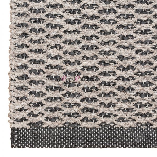 Alfombra HORREDS MATTAN MIX COTTON VINYL SIGNE GREY 70x150-1