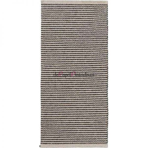 Alfombra HORREDS MATTAN WOOL & COTTON VERA BLACK 70x150-1