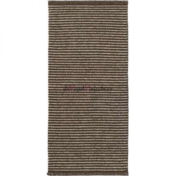 Alfombra HORREDS MATTAN WOOL & COTTON VERA DARK BROWN 70x150-1