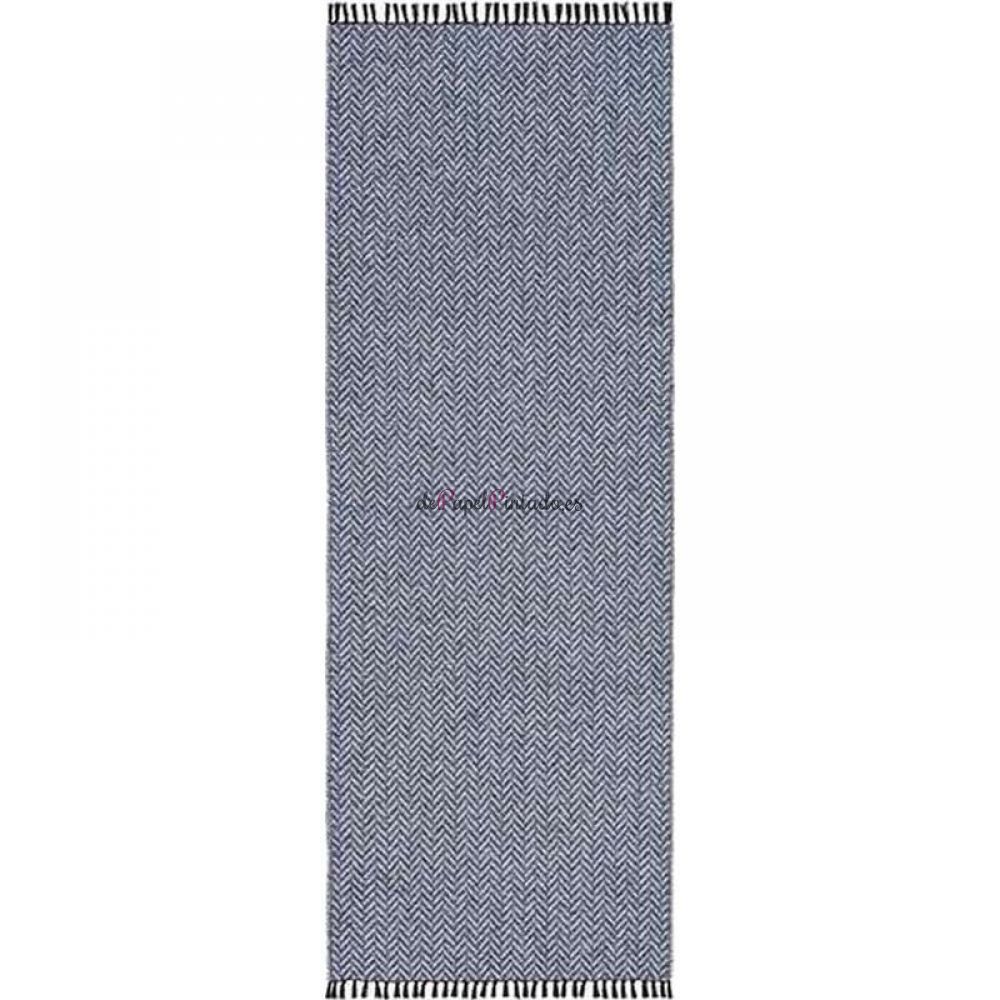 Alfombra HORREDS MATTAN WOOL & COTTON COLLETE BLUE 70x100-2