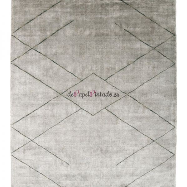 Alfombra LINIE DESIGN HANDMADE TETSU SILVER 140 x 200-1