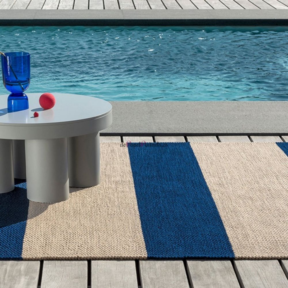 Alfombra BRINK&CAMPMAN DECK ELECTRIC BLUE 140 X 200-2