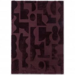 Alfombra Brink&campman, referencia MODEST BURGUNDY 140X200 - 1