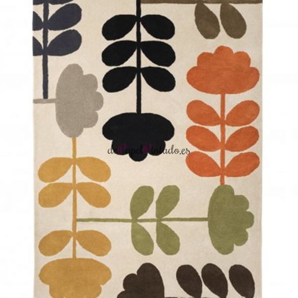 Alfombra ORLA KIELY LANA CUT STEM MULTI 120X180-1