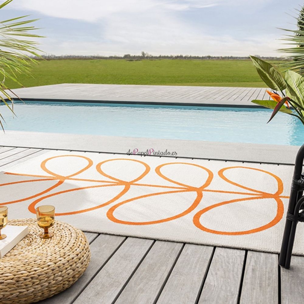 Alfombra ORLA KIELY IN-OUTDOOR GIANT LINEAR PERSIMMOM 140 X 180-2