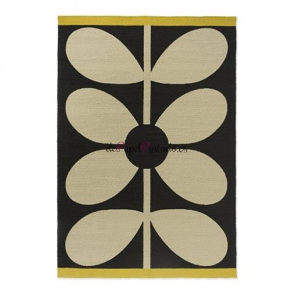 Alfombra ORLA KIELY IN-OUTDOOR GIANT SIXTIES NOIR 140 X 180-1