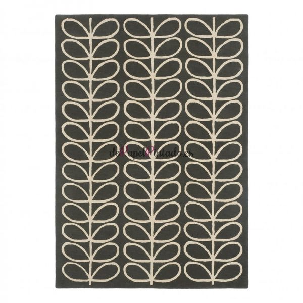 Alfombra ORLA KIELY LANA LINEAR STEM SLATE 120X180-1