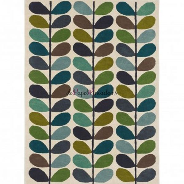 Alfombra ORLA KIELY LANA MULTI STEM KINGFISHER 120X180-1