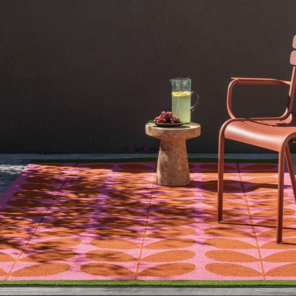 Alfombra ORLA KIELY IN-OUTDOOR SOLID PAPRIKA 140 X 180-2