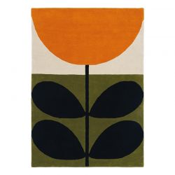 Alfombra Orla Kiely, referencia STEM BLACK 120X180 - 1