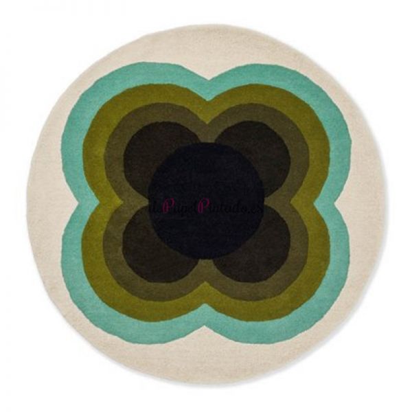 Alfombra ORLA KIELY LANA SUNFLOWER OLIVE 150-1