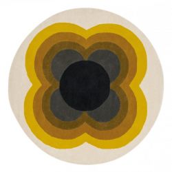 Alfombra Orla Kiely, referencia SUNFLOWER YELLOW 150 - 1