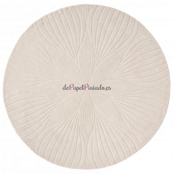 Alfombra WEDGWOOD LANA Y VISCOSA FOLIA ROUND STONE 150-1