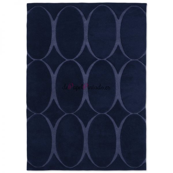 Alfombra WEDGWOOD LANA Y VISCOSA RENAISSANCE BLUE 120X180-1