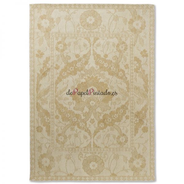 Alfombra LAURA ASHLEY ALGODON, LANA Y VISCOSA NEWBOROUGH PALE GOLD 140X200-1