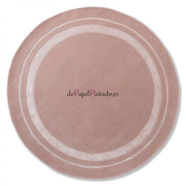 Alfombra LAURA ASHLEY LANA Y VISCOSA REDBROOK ROUND BLUSH 150-1