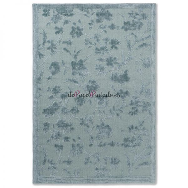 Alfombra LAURA ASHLEY ALGODON, LANA Y VISCOSA RYE SAGE 140X200-1